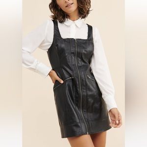 Free People Johnny Vegan Leather Dress